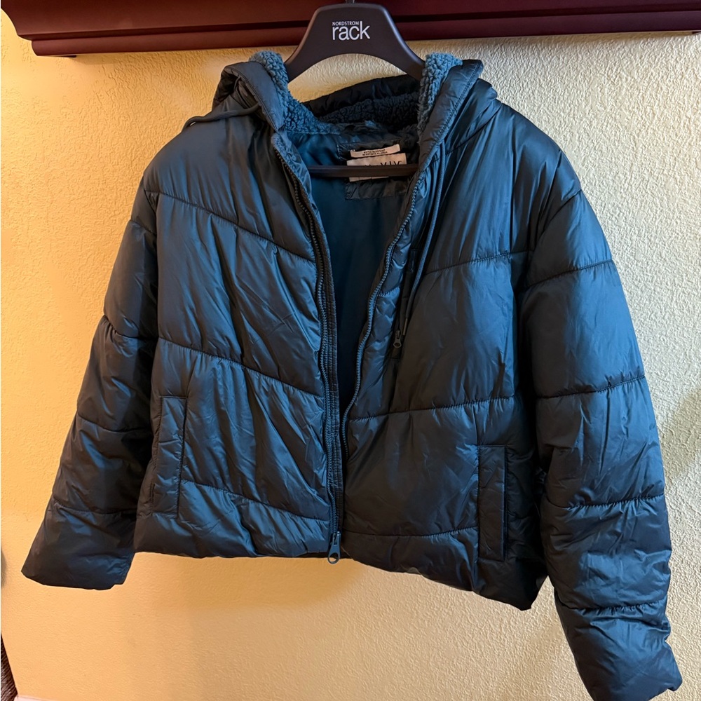 Ava & Viv Blue Puffer Jacket
